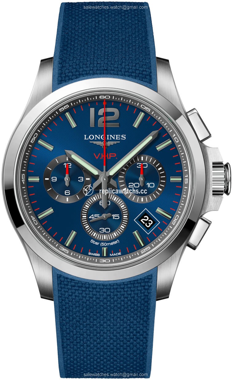 Replica L3.717.4.96.9 L37174969 Longines Conquest V.H.P. Chronograph 42mm Mens Watch Replica L3.717.4.96.9 L37174969 Longines Conquest V.H.P. Chronograph 42mm Mens Watch
