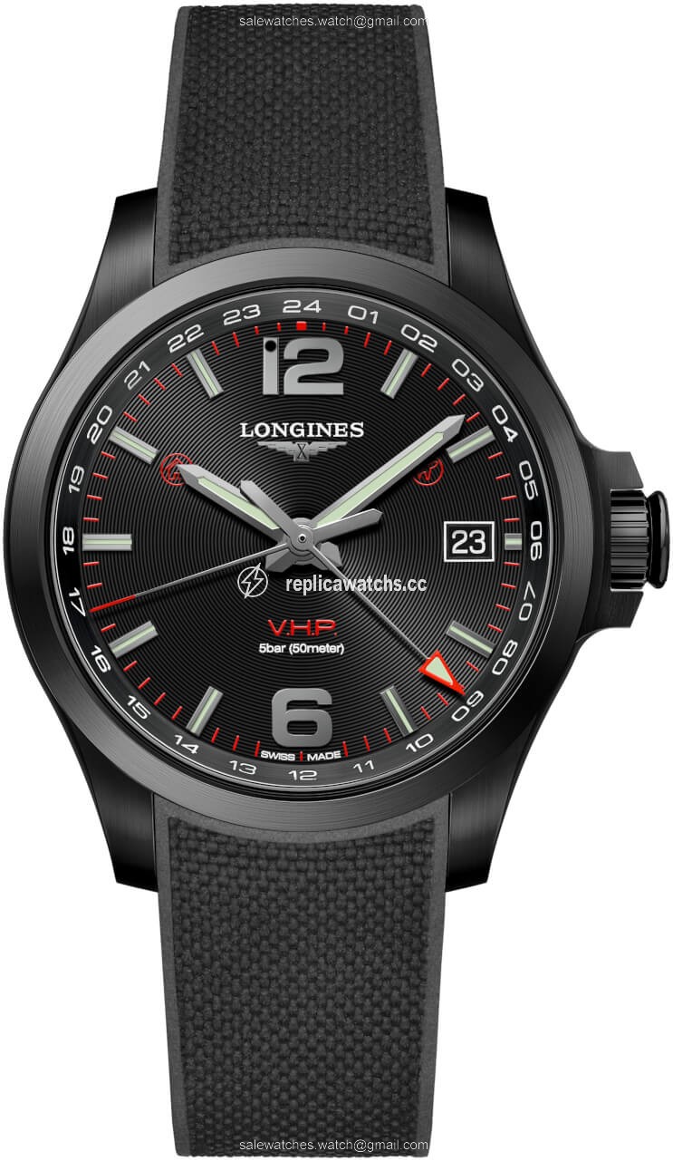 Replica L3.718.2.56.9 L37182569 Longines Conquest V.H.P. GMT 41mm Mens Watch Replica L3.718.2.56.9 L37182569 Longines Conquest V.H.P. GMT 41mm Mens Watch