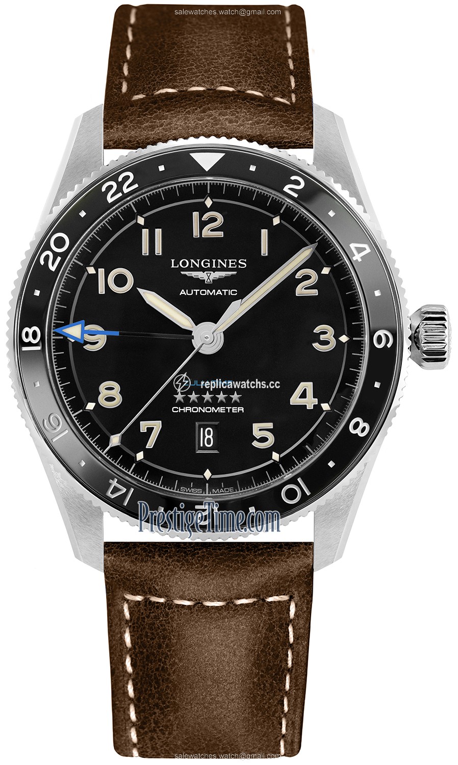 Replica L3.812.4.53.2 L38124532 Longines Spirit Zulu Time 42mm Mens Watch Replica L3.812.4.53.2 L38124532 Longines Spirit Zulu Time 42mm Mens Watch