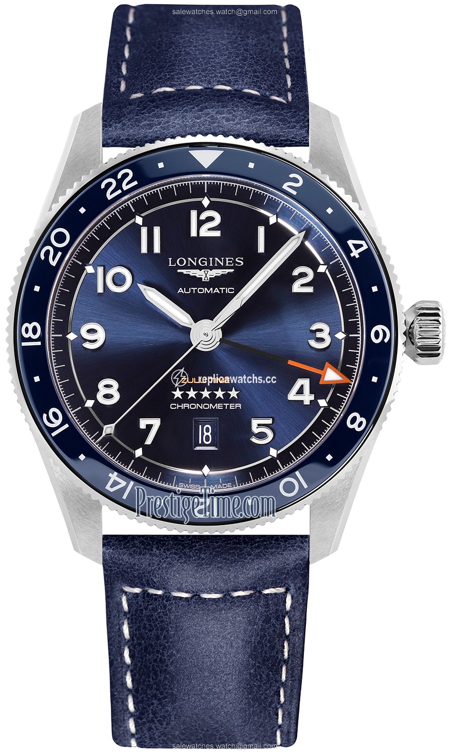 Replica L3.812.4.93.2 L38124932 Longines Spirit Zulu Time 42mm Mens Watch Replica L3.812.4.93.2 L38124932 Longines Spirit Zulu Time 42mm Mens Watch