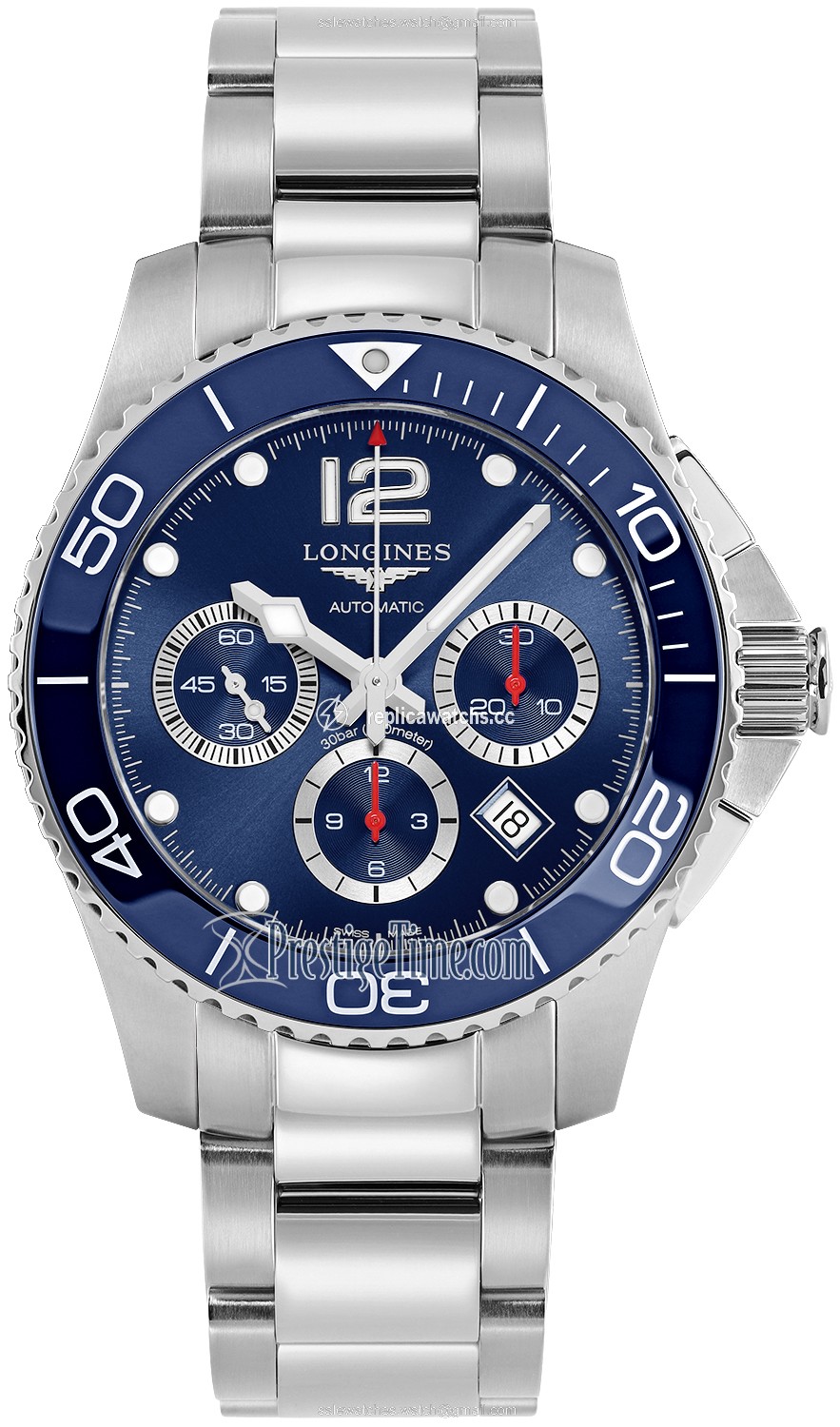 Replica L3.883.4.96.6 L38834966 Longines HydroConquest Automatic Chronograph 43mm Mens Watch Replica L3.883.4.96.6 L38834966 Longines HydroConquest Automatic Chronograph 43mm Mens Watch