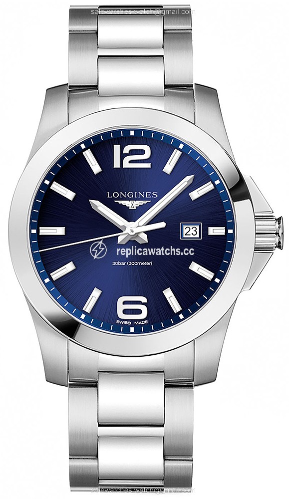 Replica L3.760.4.96.6 Longines Conquest Quartz 43mm Mens Watch Replica L3.760.4.96.6 Longines Conquest Quartz 43mm Mens Watch
