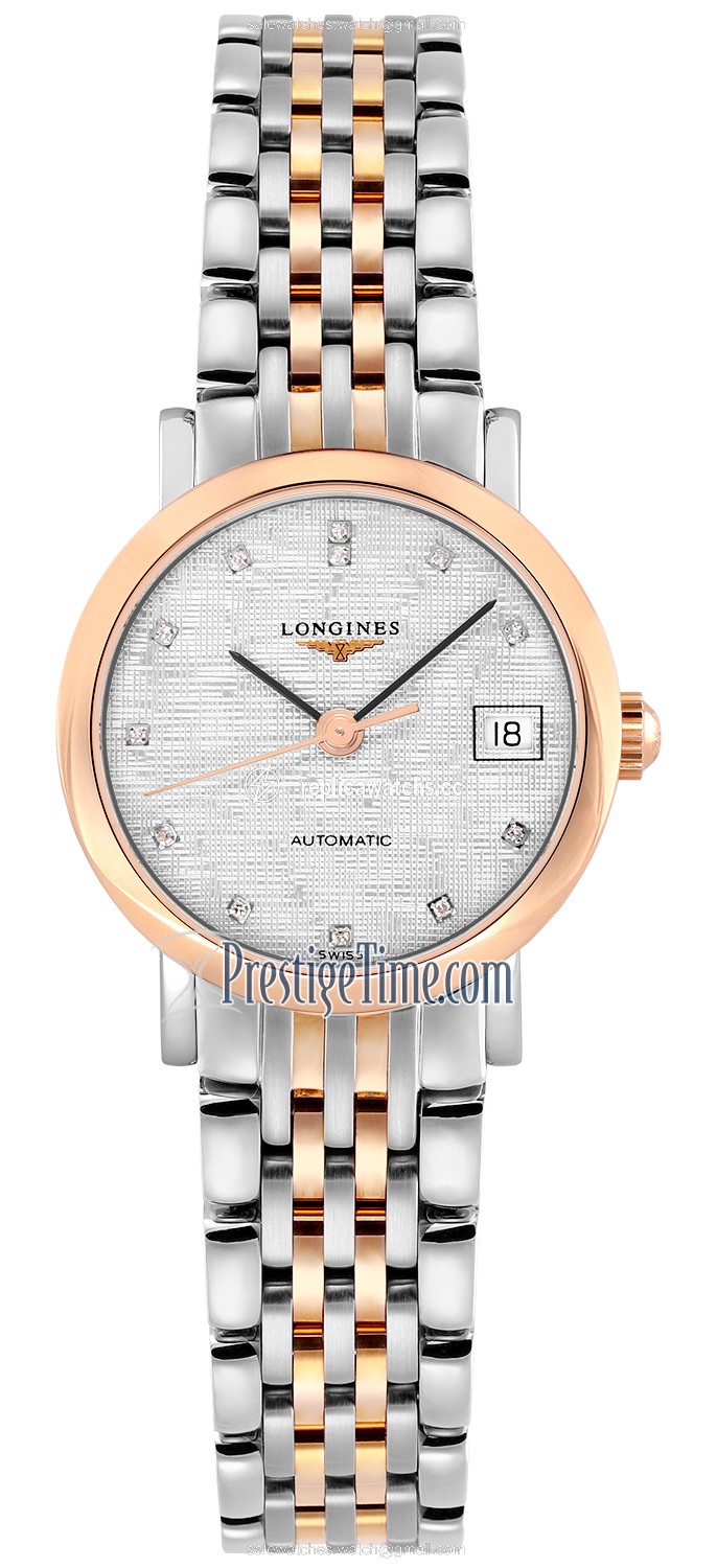 Replica L4.309.5.77.7 L43095777 Longines Elegant Automatic 25.5mm Ladies Watch Replica L4.309.5.77.7 L43095777 Longines Elegant Automatic 25.5mm Ladies Watch