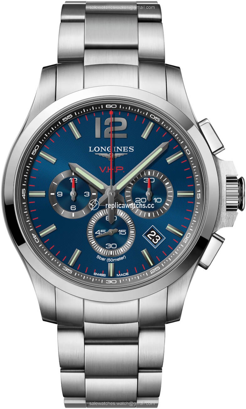 Replica L3.727.4.96.6 L37274966 Longines Conquest V.H.P. Chronograph 44mm Mens Watch Replica L3.727.4.96.6 L37274966 Longines Conquest V.H.P. Chronograph 44mm Mens Watch