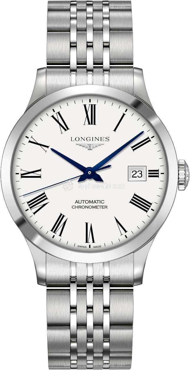 Replica L2.820.4.11.6 L28204116 Longines Record 38.5mm Midsize Watch Replica L2.820.4.11.6 L28204116 Longines Record 38.5mm Midsize Watch