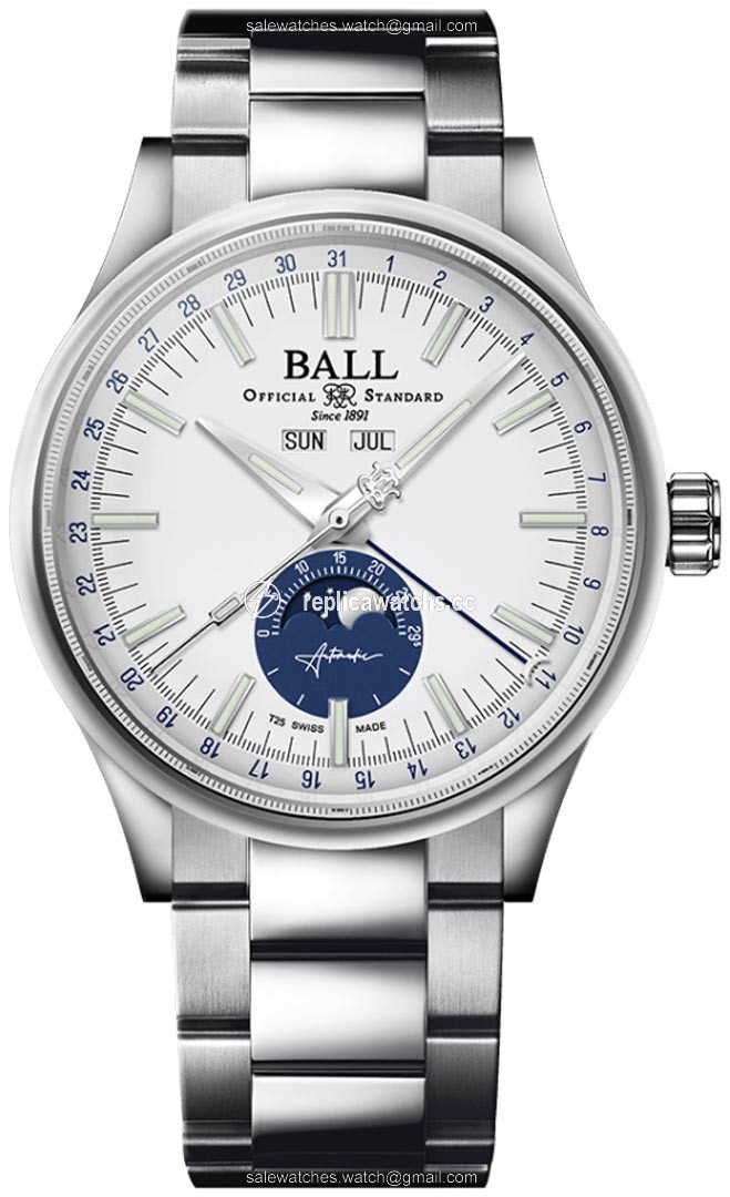 Replica NM3016C-S1J-WH Ball Watch Engineer II Moon Calendar 40mm Mens Watch Replica NM3016C-S1J-WH Ball Watch Engineer II Moon Calendar 40mm Mens Watch