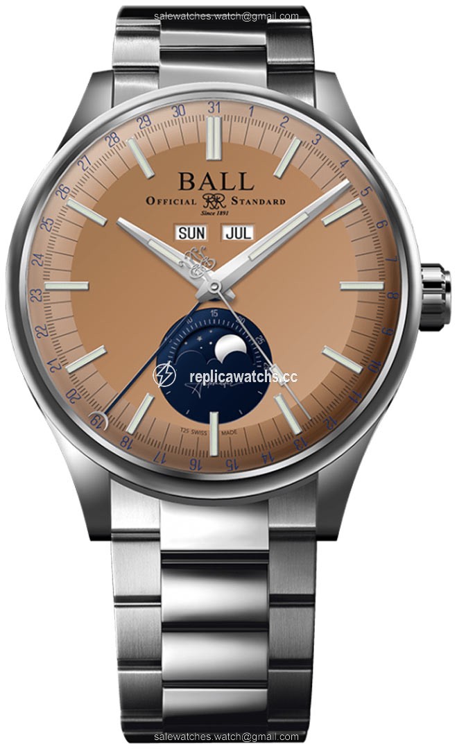 Replica NM3016C-S2J-CO Ball Watch Engineer II Moon Calendar 40mm Mens Watch Replica NM3016C-S2J-CO Ball Watch Engineer II Moon Calendar 40mm Mens Watch