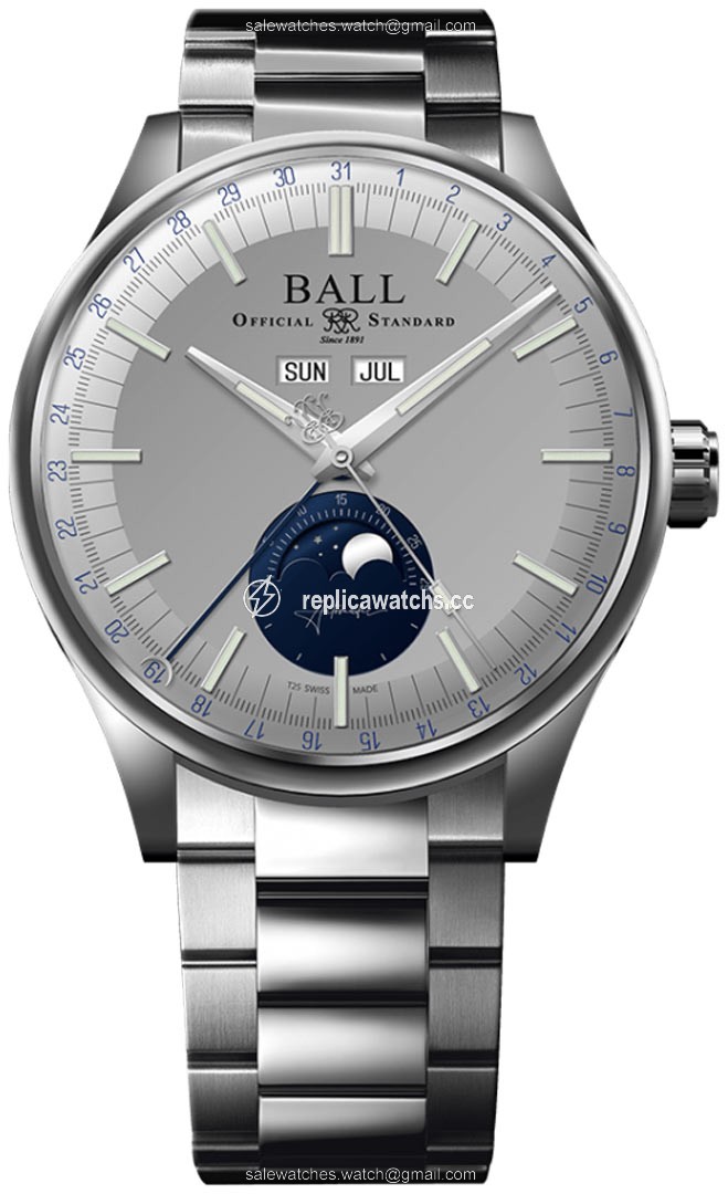 Replica NM3016C-S2J-LGY Ball Watch Engineer II Moon Calendar 40mm Mens Watch Replica NM3016C-S2J-LGY Ball Watch Engineer II Moon Calendar 40mm Mens Watch