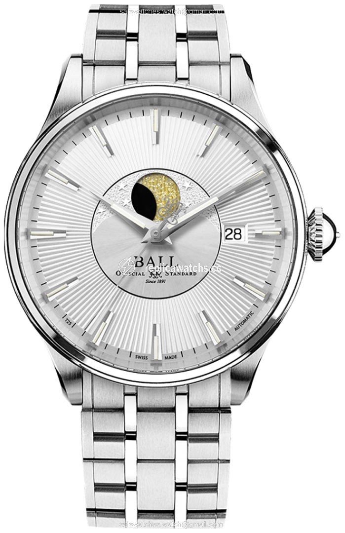 Replica NM3082D-SJ-SL Ball Watch Trainmaster Moon Phase 40mm Mens Watch Replica NM3082D-SJ-SL Ball Watch Trainmaster Moon Phase 40mm Mens Watch