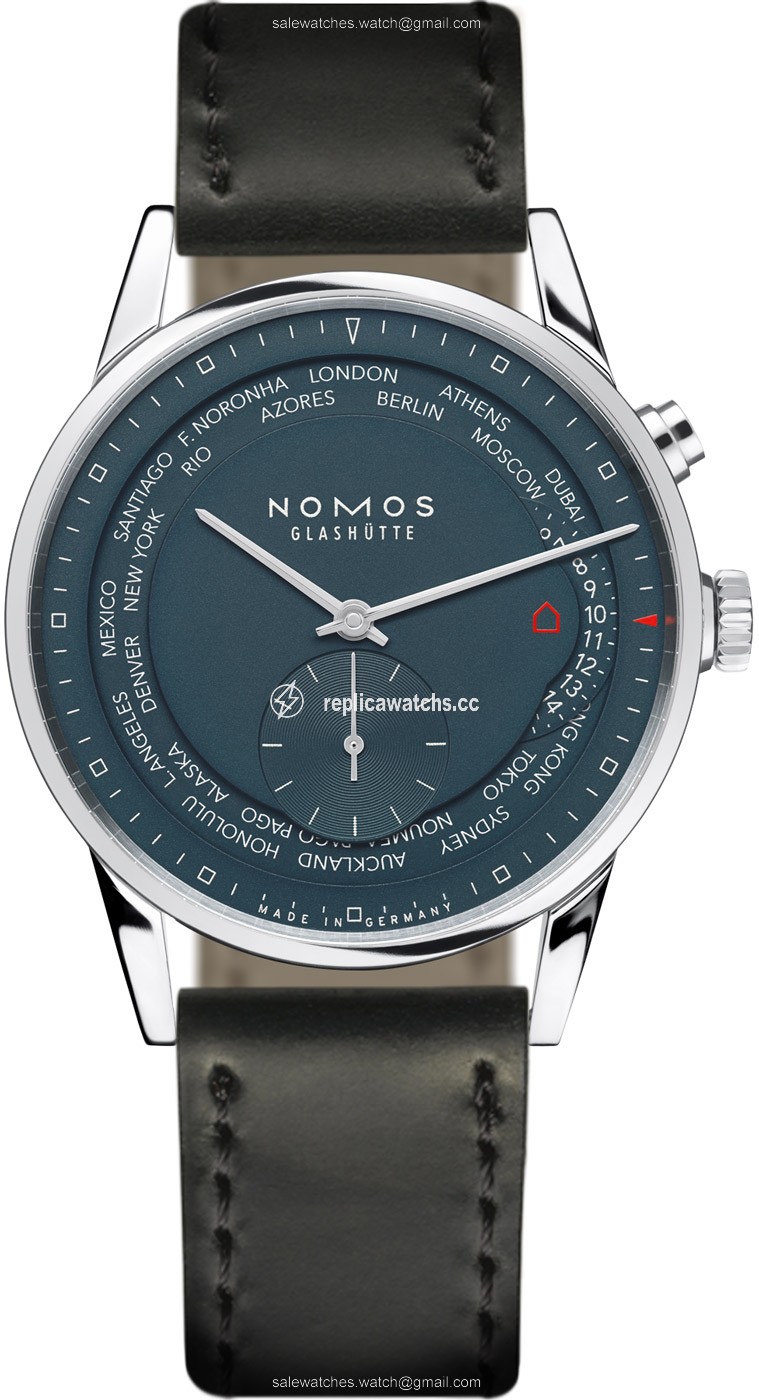 Replica 807 Nachtblau Nomos Glashutte Zurich Weltzeit 39.9mm Mens Watch Replica 807 Nachtblau Nomos Glashutte Zurich Weltzeit 39.9mm Mens Watch