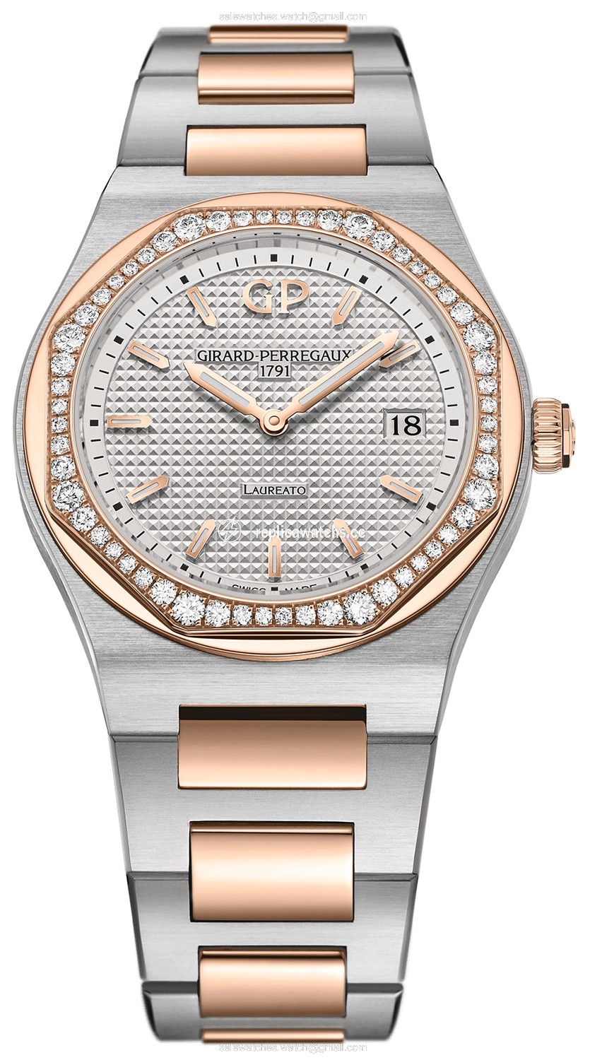 Replica 80189d56a132-56a Girard Perregaux Laureato Quartz 34mm Ladies Watch Replica 80189d56a132-56a Girard Perregaux Laureato Quartz 34mm Ladies Watch