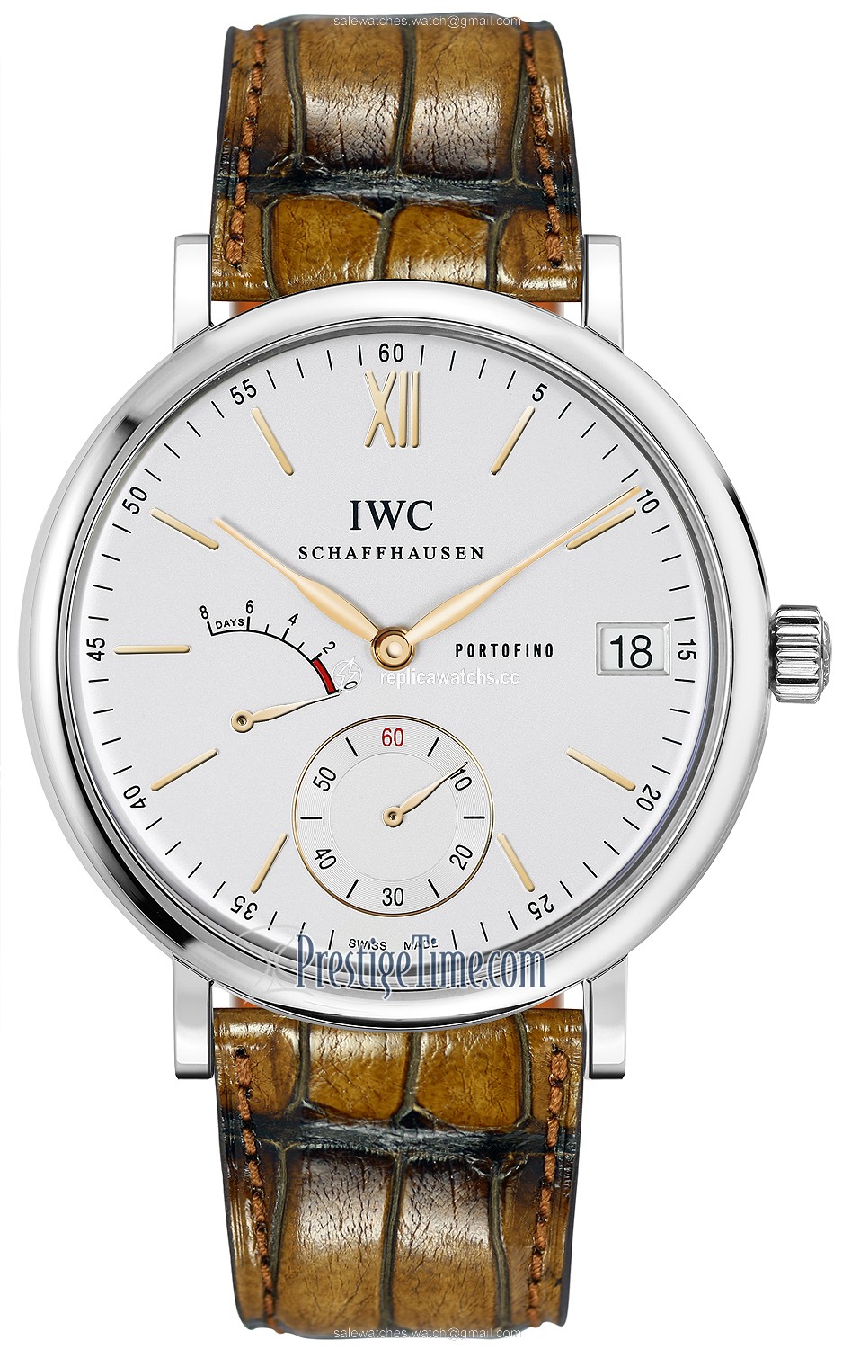 Replica iw510103 IWC Portofino Hand Wound Eight Days Mens Watch Replica iw510103 IWC Portofino Hand Wound Eight Days Mens Watch