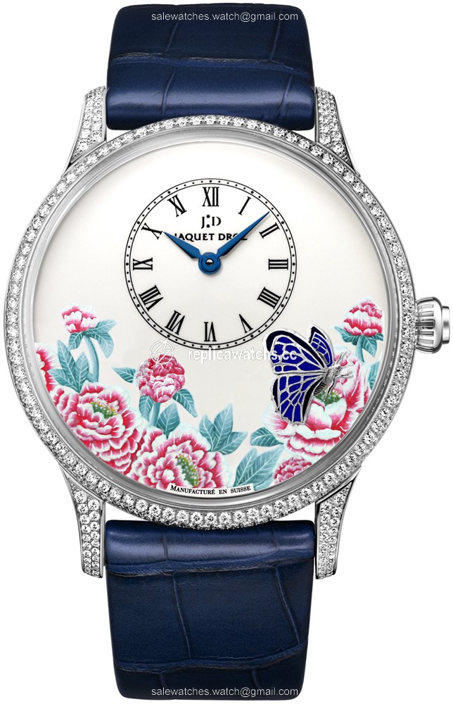 Replica j005034272 BUTTERFLY JOURNEY Jaquet Droz Les Ateliers d'Art Petite Heure Minute Relief Ladies Watch Replica j005034272 BUTTERFLY JOURNEY Jaquet Droz Les Ateliers d'Art Petite Heure Minute Relief Ladies Watch