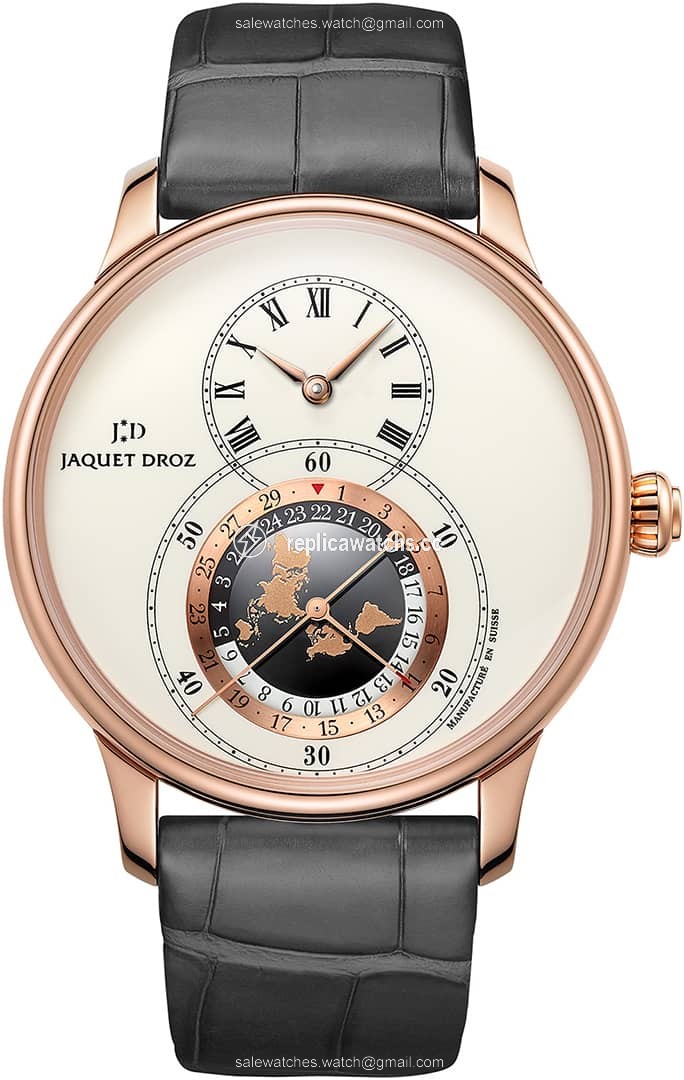 Replica j016033201 Jaquet Droz Grande Seconde Dual Time 43mm Mens Watch Replica j016033201 Jaquet Droz Grande Seconde Dual Time 43mm Mens Watch