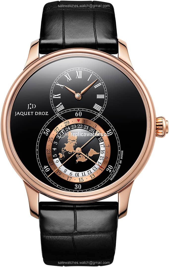 Replica j016033202 Jaquet Droz Grande Seconde Dual Time 43mm Mens Watch Replica j016033202 Jaquet Droz Grande Seconde Dual Time 43mm Mens Watch