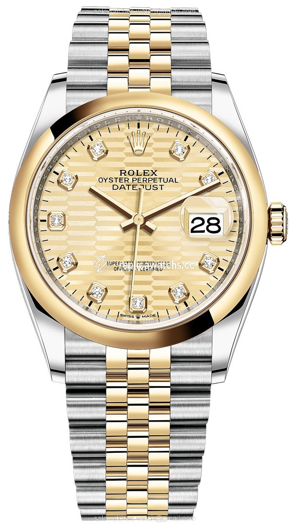 Replica 126203 Golden Fluted Diamond Jubilee Rolex Datejust 36mm Stainless Steel and Yellow Gold Ladies Watch Replica 126203 Golden Fluted Diamond Jubilee Rolex Datejust 36mm Stainless Steel and Yellow Gold Ladies Watch