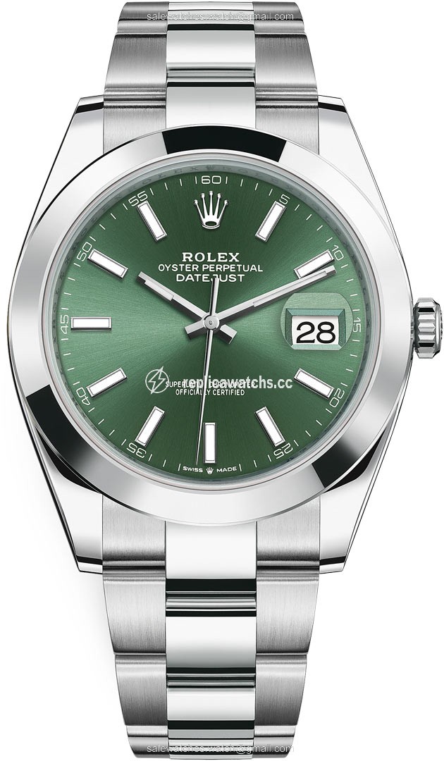 Replica 126300 Mint Green Oyster Rolex Datejust 41mm Stainless Steel Mens Watch Replica 126300 Mint Green Oyster Rolex Datejust 41mm Stainless Steel Mens Watch