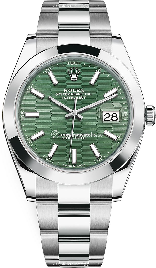 Replica 126300 Mint Green Fluted Oyster Rolex Datejust 41mm Stainless Steel Mens Watch Replica 126300 Mint Green Fluted Oyster Rolex Datejust 41mm Stainless Steel Mens Watch