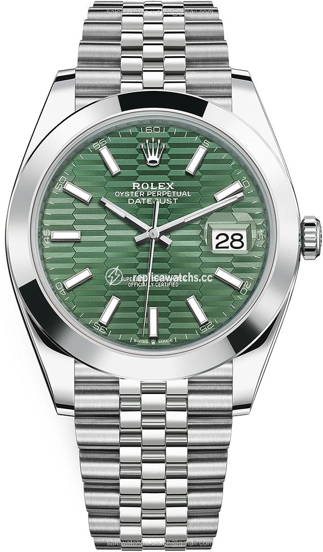 Replica 126300 Mint Green Fluted Jubilee Rolex Datejust 41mm Stainless Steel Mens Watch Replica 126300 Mint Green Fluted Jubilee Rolex Datejust 41mm Stainless Steel Mens Watch