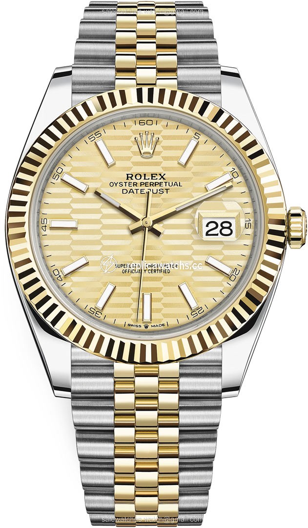Replica 126333 Golden Fluted Jubilee Rolex Datejust 41mm Steel and Yellow Gold Mens Watch Replica 126333 Golden Fluted Jubilee Rolex Datejust 41mm Steel and Yellow Gold Mens Watch