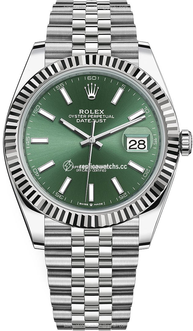 Replica 126334 Mint Green Jubilee Rolex Datejust 41mm Stainless Steel Mens Watch Replica 126334 Mint Green Jubilee Rolex Datejust 41mm Stainless Steel Mens Watch