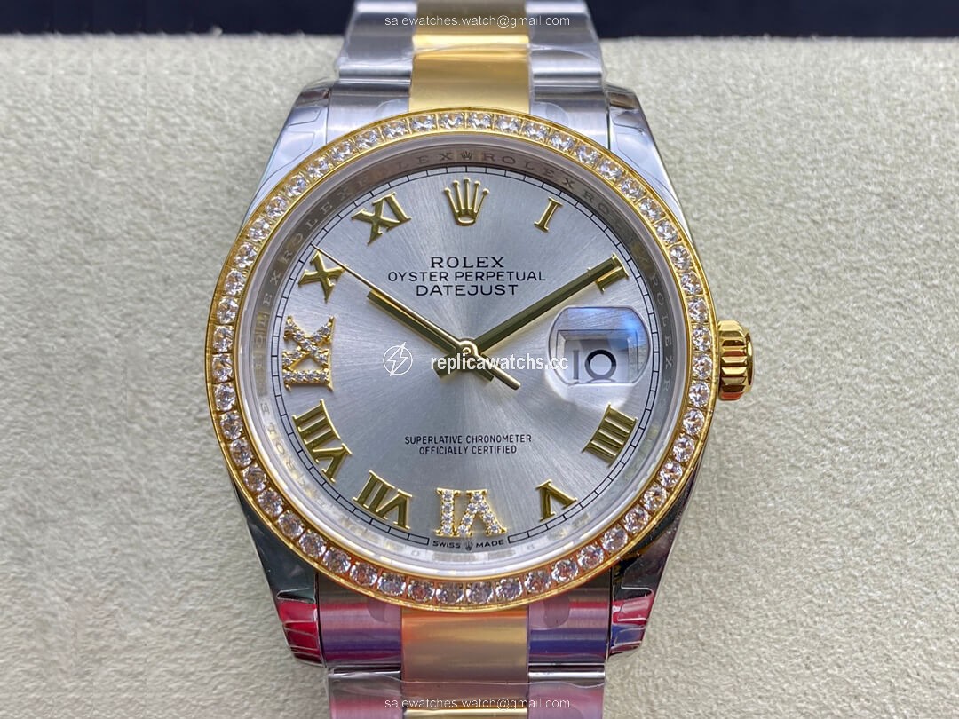 Replica Rolex Datejust M126283RBR-0018 EW Factory Diamond-set Bezel Replica Rolex Datejust M126283RBR-0018 EW Factory Diamond-set Bezel