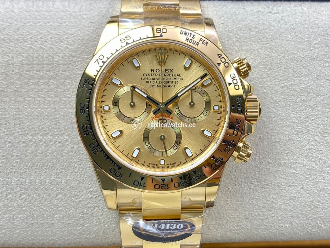 Replica Rolex Daytona M116508-0003 BT Factory Yellow Gold Replica Rolex Daytona M116508-0003 BT Factory Yellow Gold