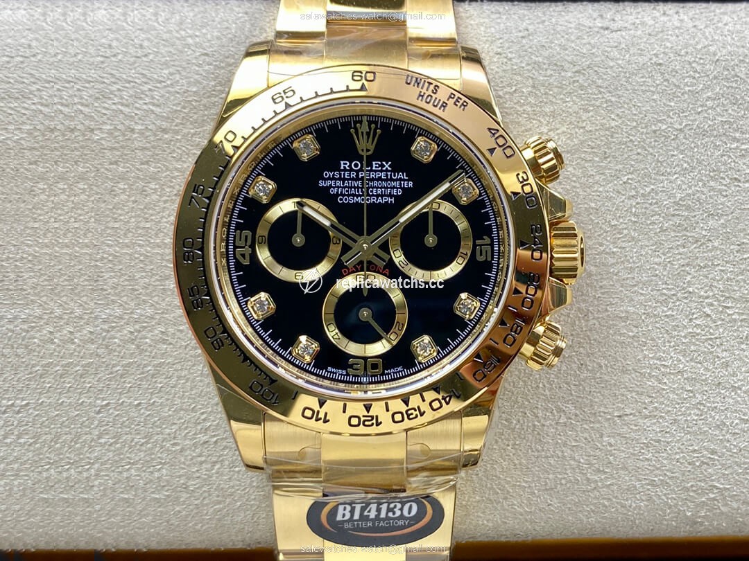 Replica Rolex Daytona M116508-0016 BT Factory Yellow Gold Replica Rolex Daytona M116508-0016 BT Factory Yellow Gold