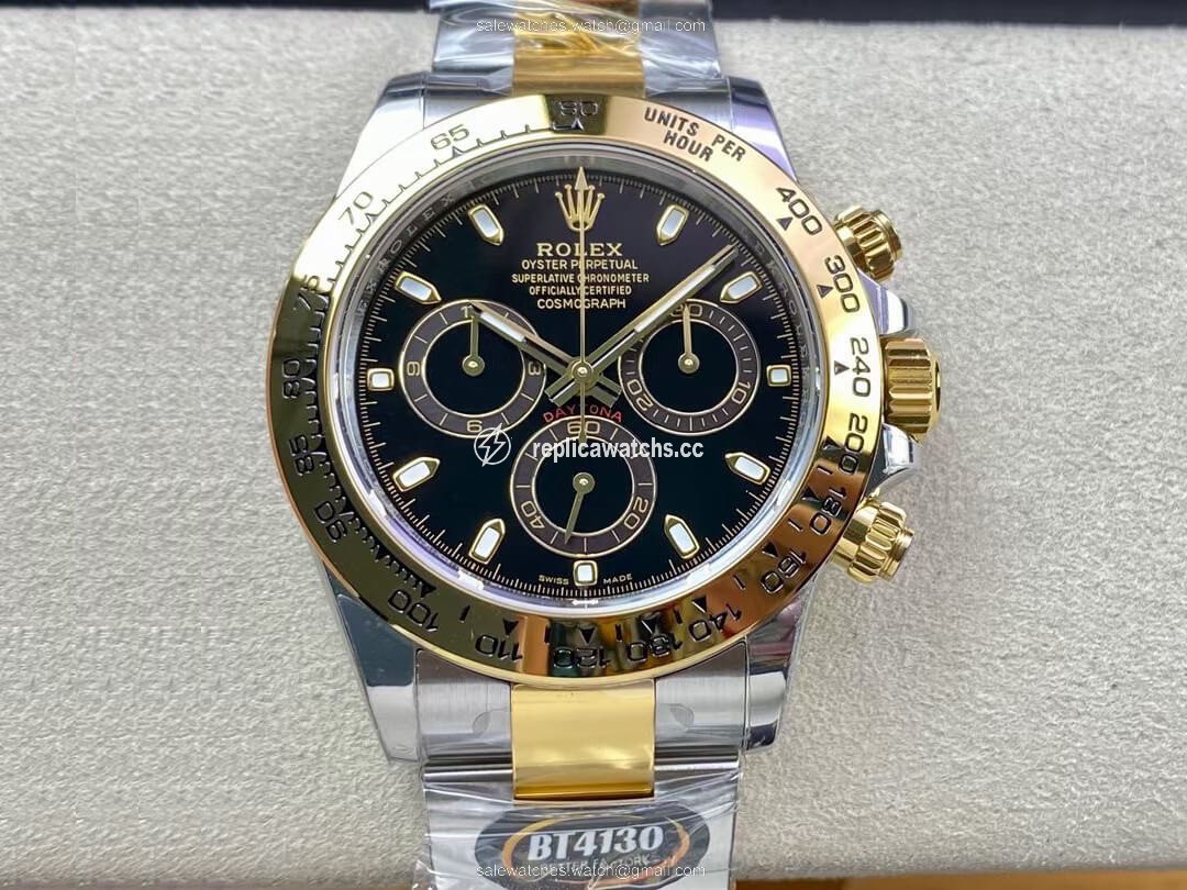 Replica Rolex Daytona M116503-0004 BT Factory Yellow Gold Black Dial Replica Rolex Daytona M116503-0004 BT Factory Yellow Gold Black Dial