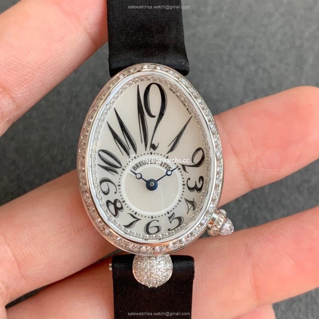 Replica Breguet Reine De Naples 8928BB/5W/944/DD0D3L ZF Factory Diamond-set Bezel Replica Breguet Reine De Naples 8928BB/5W/944/DD0D3L ZF Factory Diamond-set Bezel