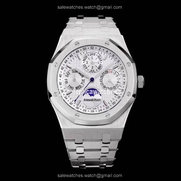 Replica Audemars Piguet Royal Oak 26574ST.OO.1220ST.001 APS Factory White Dial Replica Audemars Piguet Royal Oak 26574ST.OO.1220ST.001 APS Factory White Dial