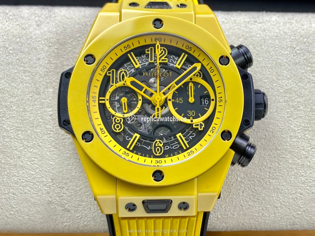 Replica Hublot BIG BANG Unico 441.CY.471Y.RX ZF Factory Yellow Ceramic Replica Hublot BIG BANG Unico 441.CY.471Y.RX ZF Factory Yellow Ceramic