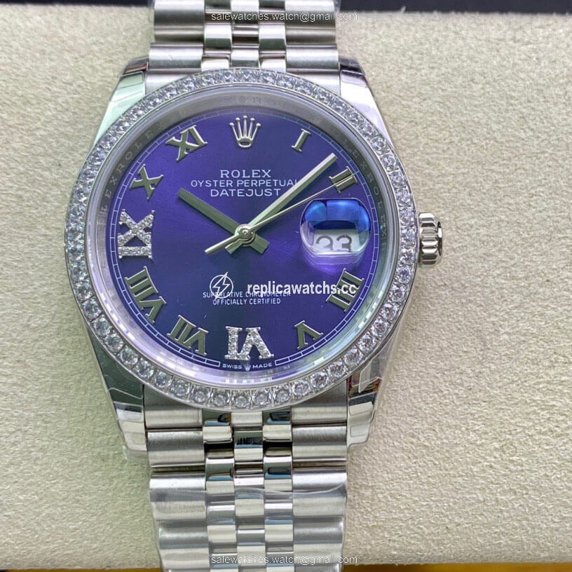 Replica Rolex Datejust M126284RBR-0013 EW Factory Diamond-set Bezel Replica Rolex Datejust M126284RBR-0013 EW Factory Diamond-set Bezel
