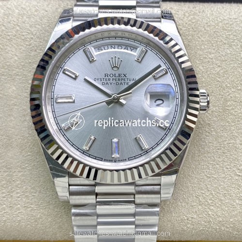 Replica Rolex Day Date M228239-0003 EW Factory Silver Dial Replica Rolex Day Date M228239-0003 EW Factory Silver Dial