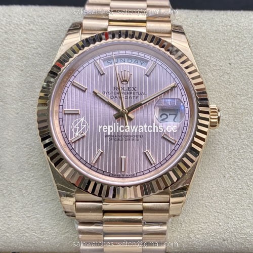 Replica Rolex Day Date M228235-0005 EW Factory Rose Gold Replica Rolex Day Date M228235-0005 EW Factory Rose Gold