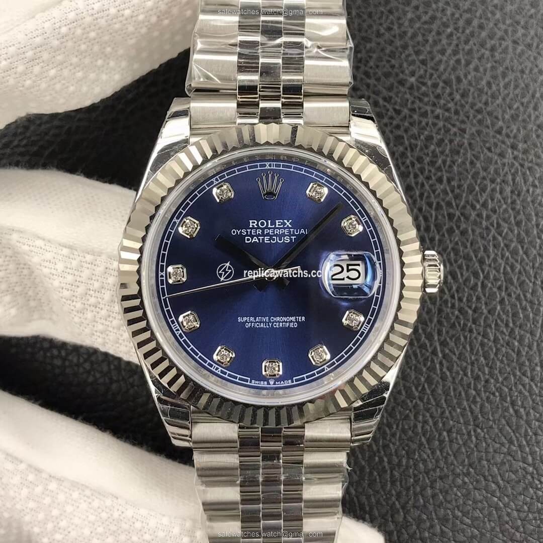 Replica Rolex Datejust M126234-0037 EW Factory 18ct White Gold Replica Rolex Datejust M126234-0037 EW Factory 18ct White Gold