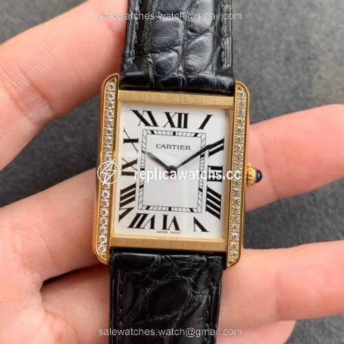 Replica Cartier Tank K11 Factory V2 Yellow Gold White Dial Replica Cartier Tank K11 Factory V2 Yellow Gold White Dial