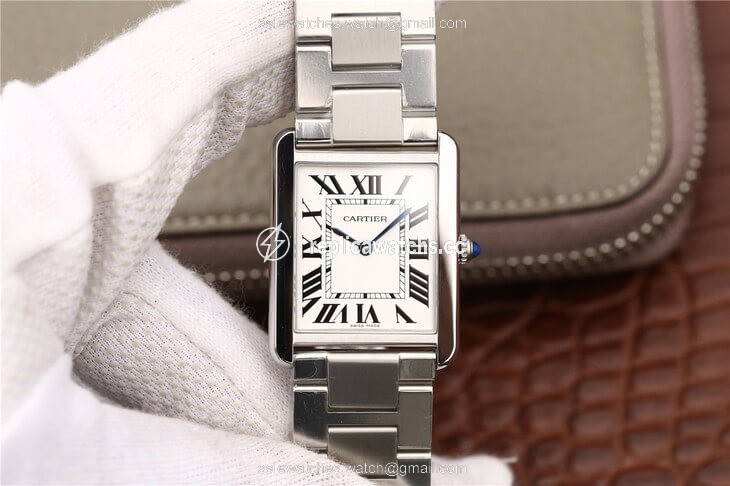 Replica Cartier Tank W5200013 K11 Factory White Dial Replica Cartier Tank W5200013 K11 Factory White Dial