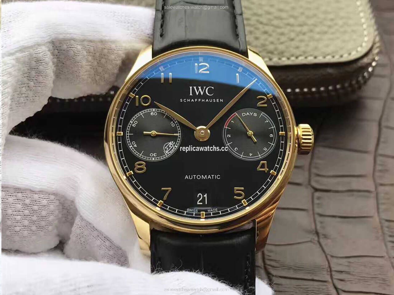 Replica IWC Portugieser IW500101 ZF Factory Black Dial Replica IWC Portugieser IW500101 ZF Factory Black Dial