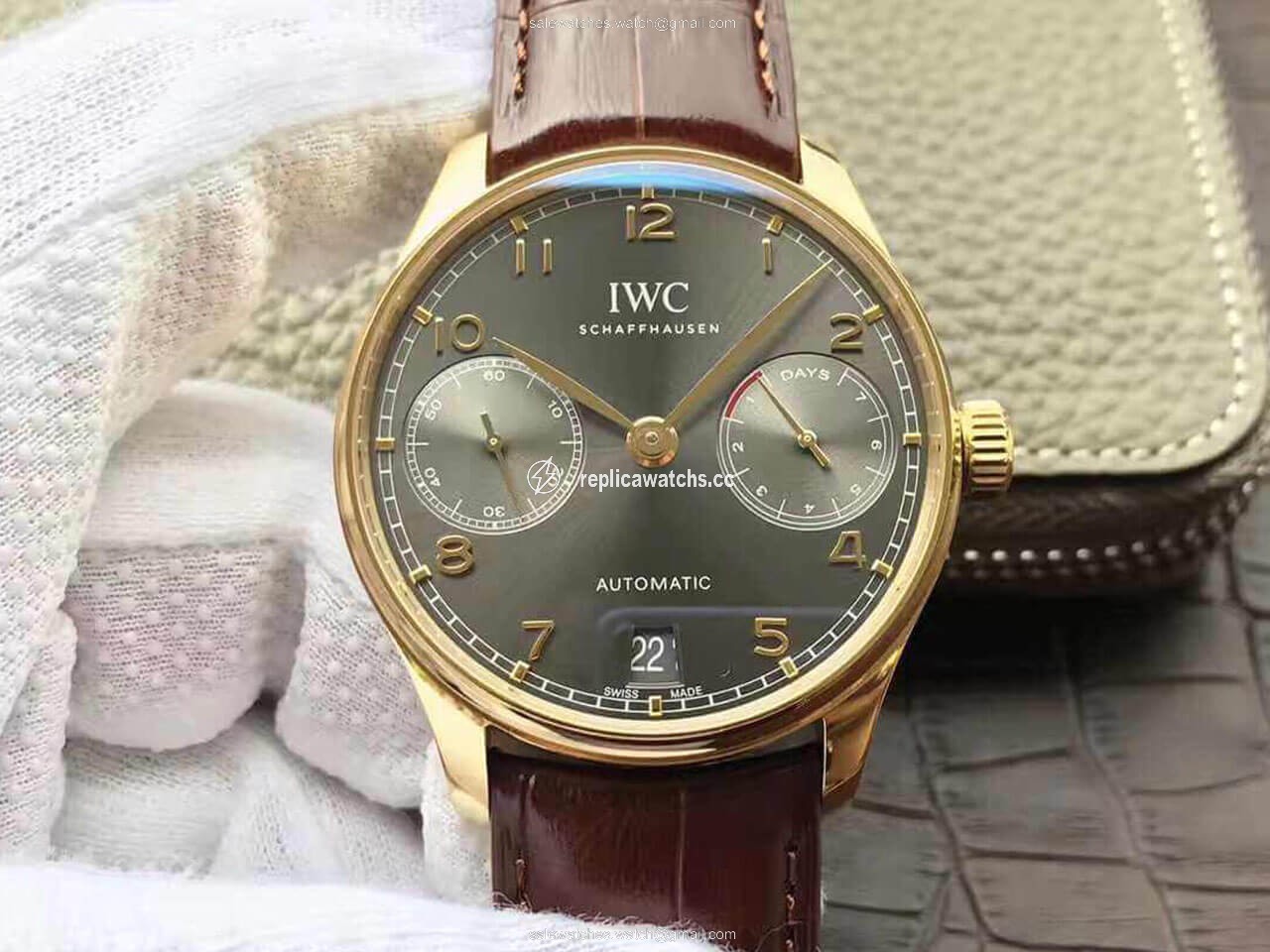 Replica IWC Portugieser IW500101 ZF Factory Yellow Gold Case Replica IWC Portugieser IW500101 ZF Factory Yellow Gold Case