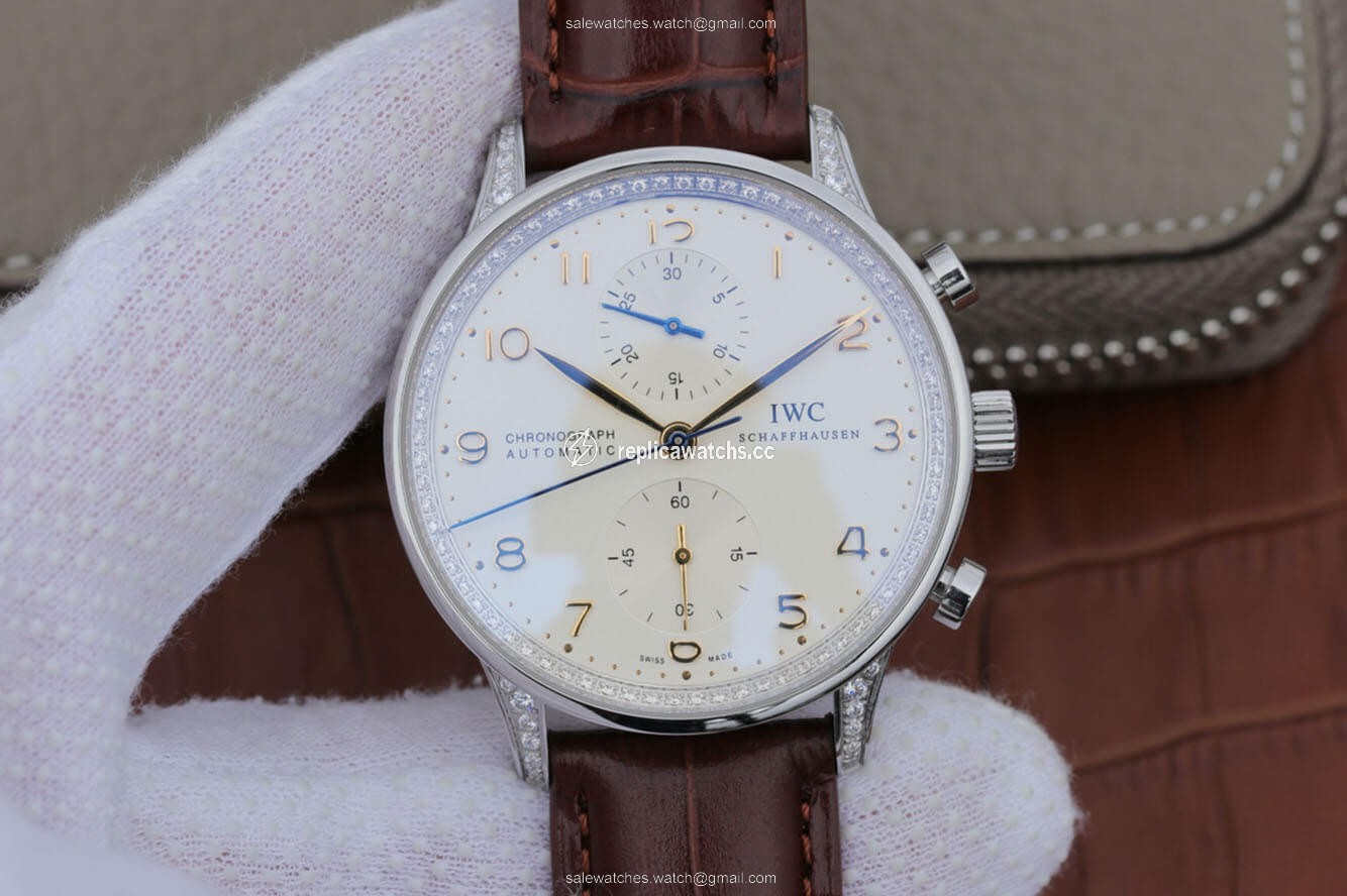 Replica IWC Portugieser IW371440 ZF Factory V2 Stainless Steel Diamond Replica IWC Portugieser IW371440 ZF Factory V2 Stainless Steel Diamond
