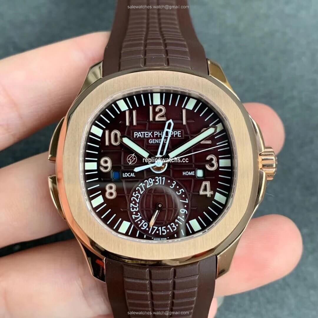 Replica Patek Philippe Aquanaut 5164R-001 GR Factory Rose Gold Brown Dial Replica Patek Philippe Aquanaut 5164R-001 GR Factory Rose Gold Brown Dial