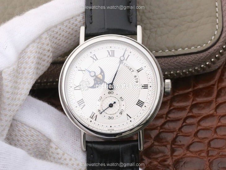 Replica Breguet Classique Moonphase 4396 Stainless Steel White Dial Replica Breguet Classique Moonphase 4396 Stainless Steel White Dial
