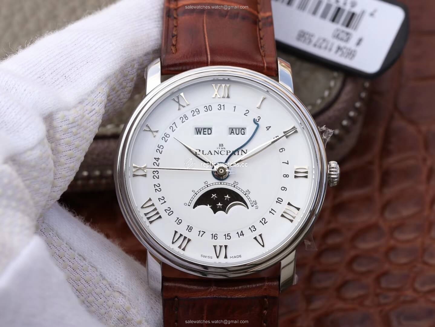 Replica Blancpain Villeret 6654 OM Factory V2 White Dial Replica Blancpain Villeret 6654 OM Factory V2 White Dial