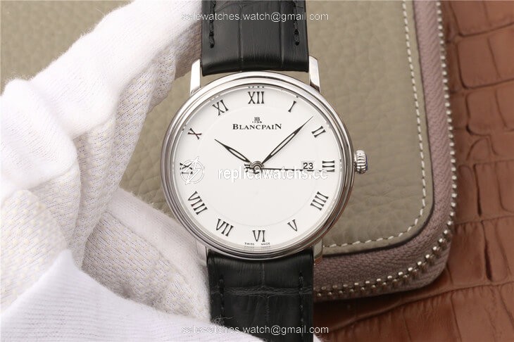Replica Blancpain Villeret 6651-1127-55B ZF Factory White Dial Replica Blancpain Villeret 6651-1127-55B ZF Factory White Dial