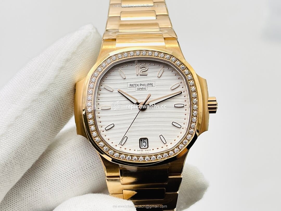 Replica Patek Philippe Nautilus Ladies 7118/1200R-001 3K Factory Silver White Dial Replica Patek Philippe Nautilus Ladies 7118/1200R-001 3K Factory Silver White Dial
