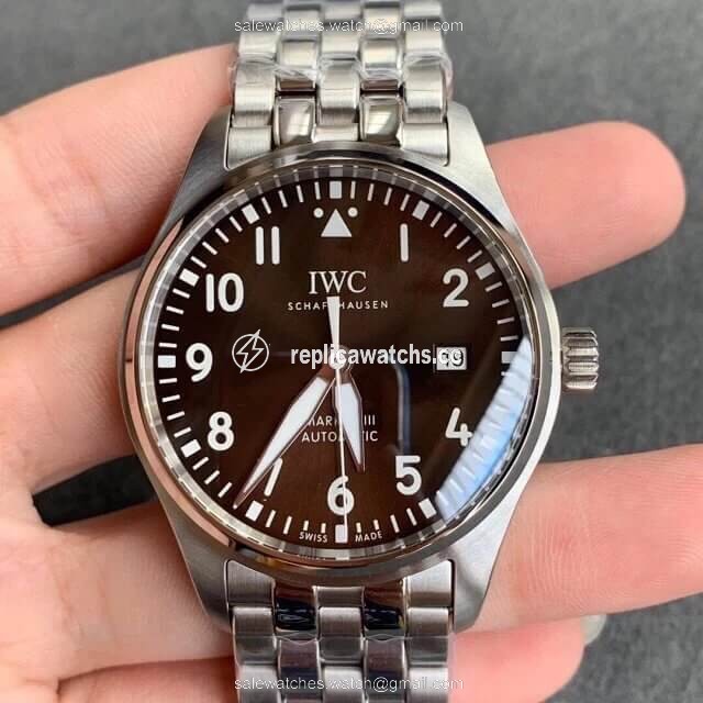 Replica IWC Pilot IW327013 V7 Factory Brown Dial Replica IWC Pilot IW327013 V7 Factory Brown Dial