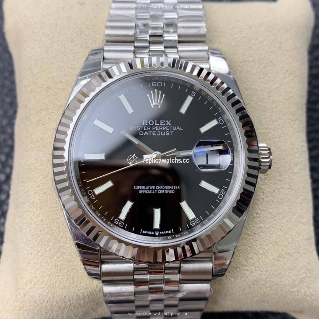 Replica Rolex Datejust M126334-0018 EW Factory Black Dial Replica Rolex Datejust M126334-0018 EW Factory Black Dial