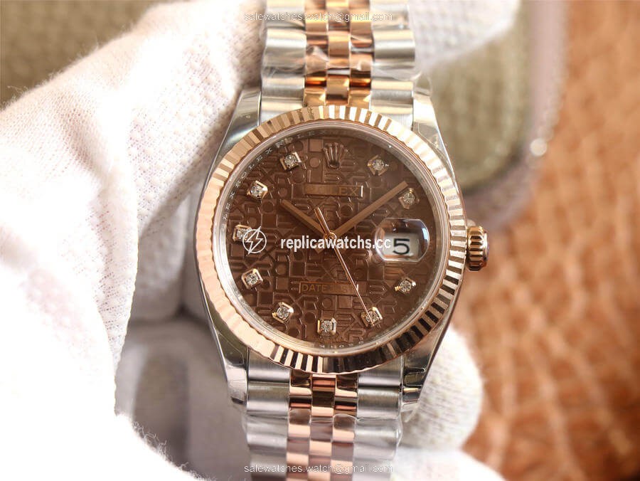 Replica Rolex Datejust M126231-0025 EW Factory Diamond Chocolate Color Dial Replica Rolex Datejust M126231-0025 EW Factory Diamond Chocolate Color Dial