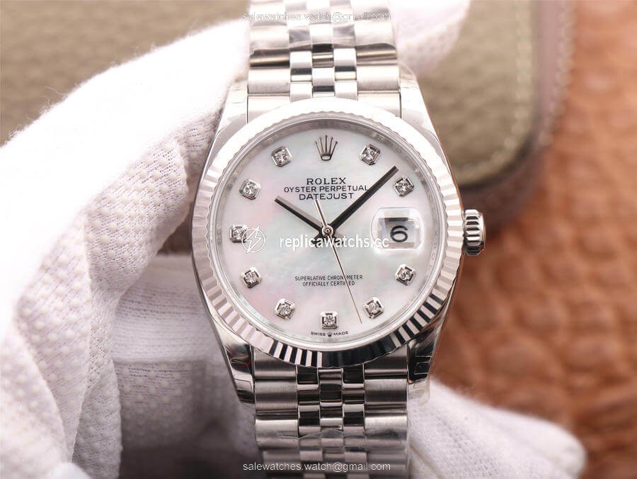 Replica Rolex Datejust M126234-0019 EW Factory White Mother-Of-Pearl Dial Replica Rolex Datejust M126234-0019 EW Factory White Mother-Of-Pearl Dial